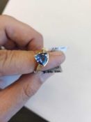 14KT Yellow Gold Lady's Tanzanite & Diamond Ring