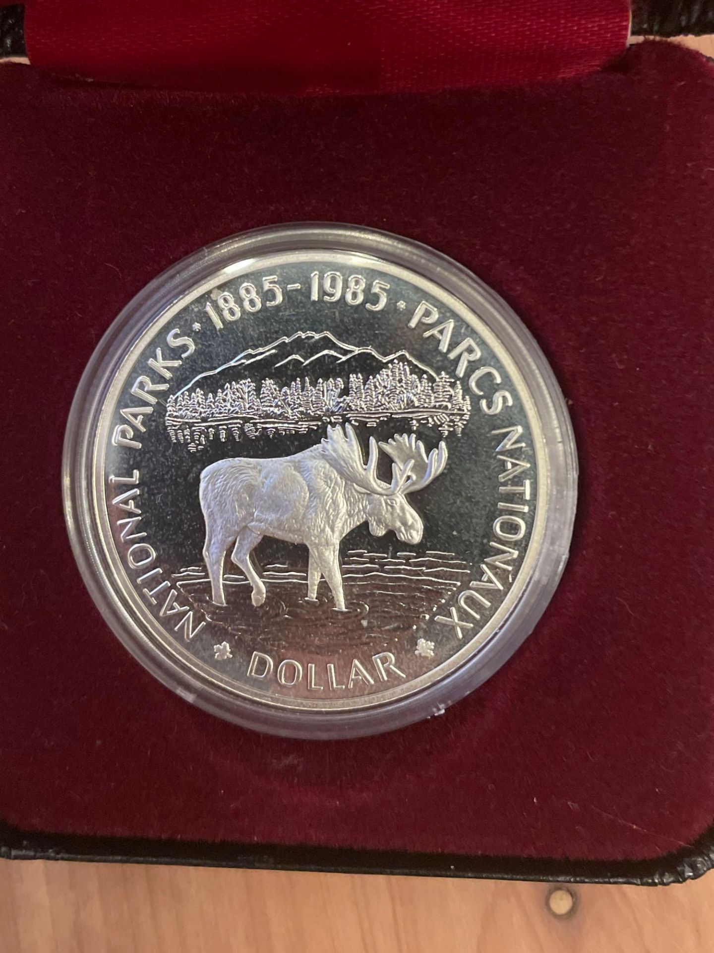 1985 Canadian National Parks .500 Silver Proof Dollar - Image 4 of 6