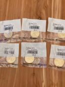 2000-2005 6 COIN Sacagawea Uncirculated Golden Dollar Set