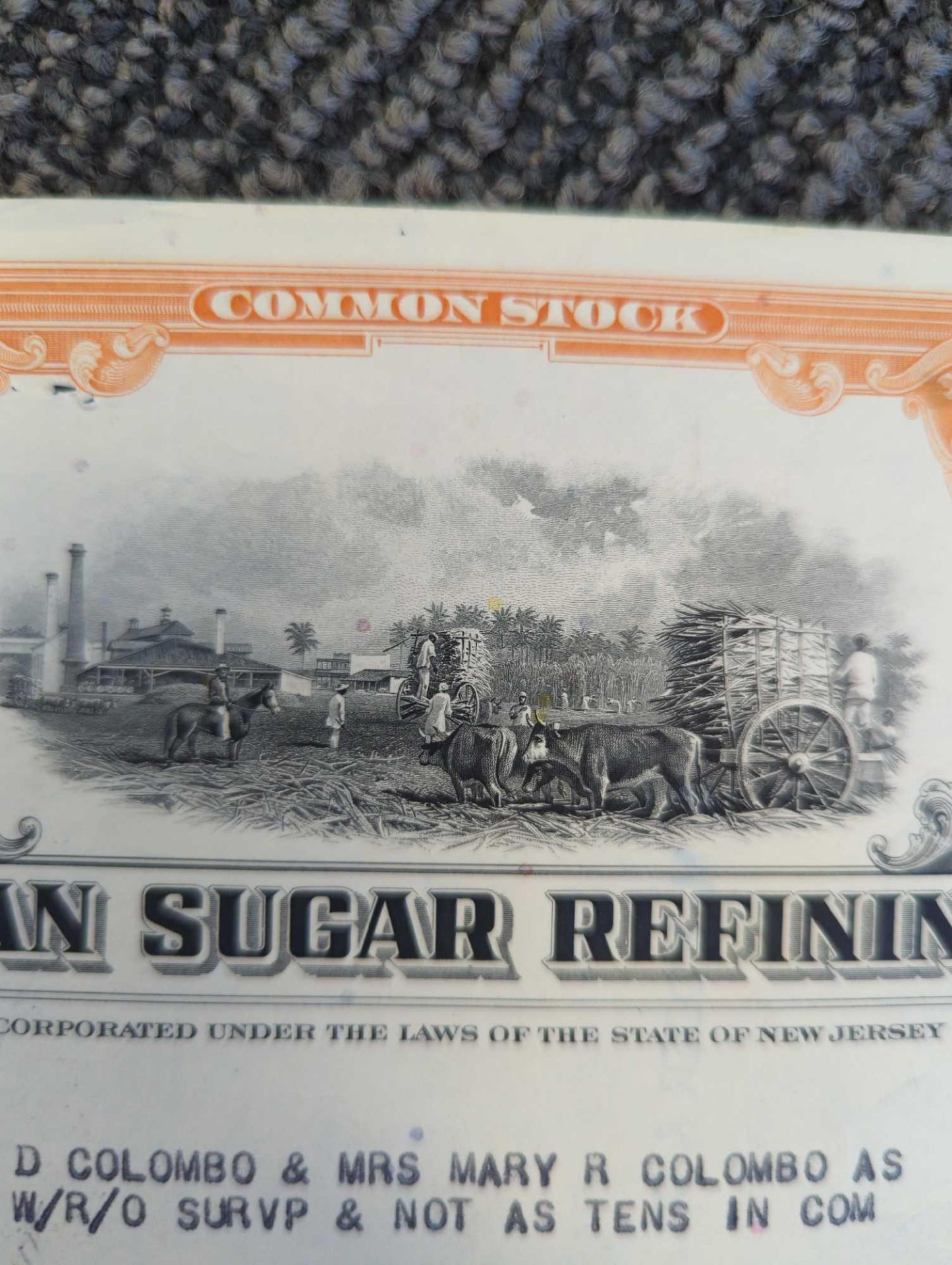 American Sugar Refining Stock - Image 2 of 4