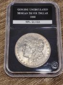 1884 Genuine Uncirculated Morgan Dollar