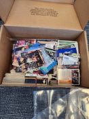 box of misc baseball cards