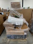 Pallet of Dyson v11 torque, Coleman spas, garden wagon, rattan sofa set 5 piece, and more