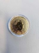 1 oz Queens Beast Completer Gold Coin