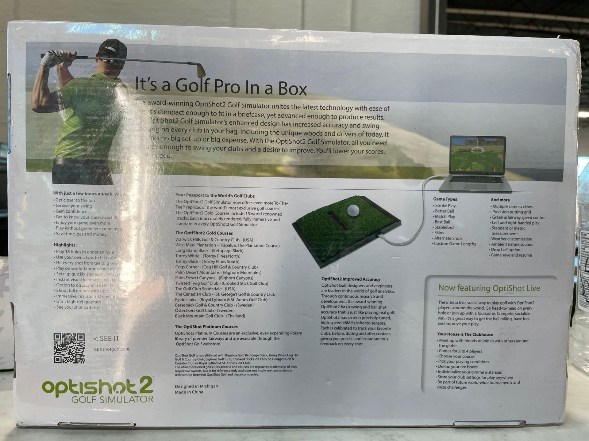 Optishot 2 Golf Simulator - Image 2 of 4