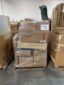 Pallet of furniture, chair, chairside table, cosco folding table, storage drawer, basic fun toy stor