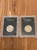 Two Susan B. Anthony Dollars