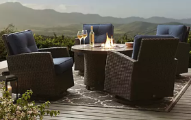 Outdoor seating set