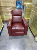 red theater chair