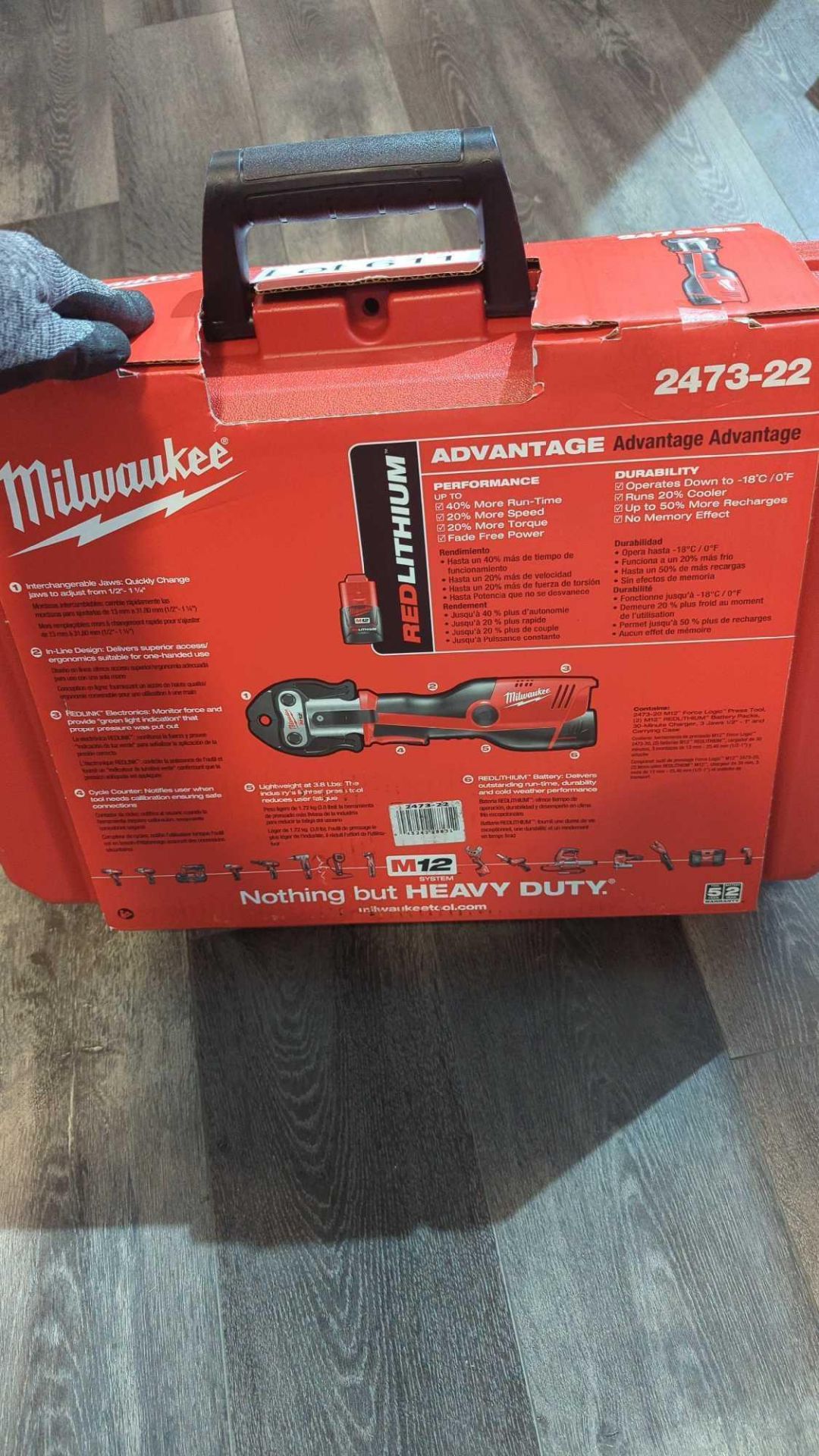 Milwaukee Press Tool - Image 9 of 10