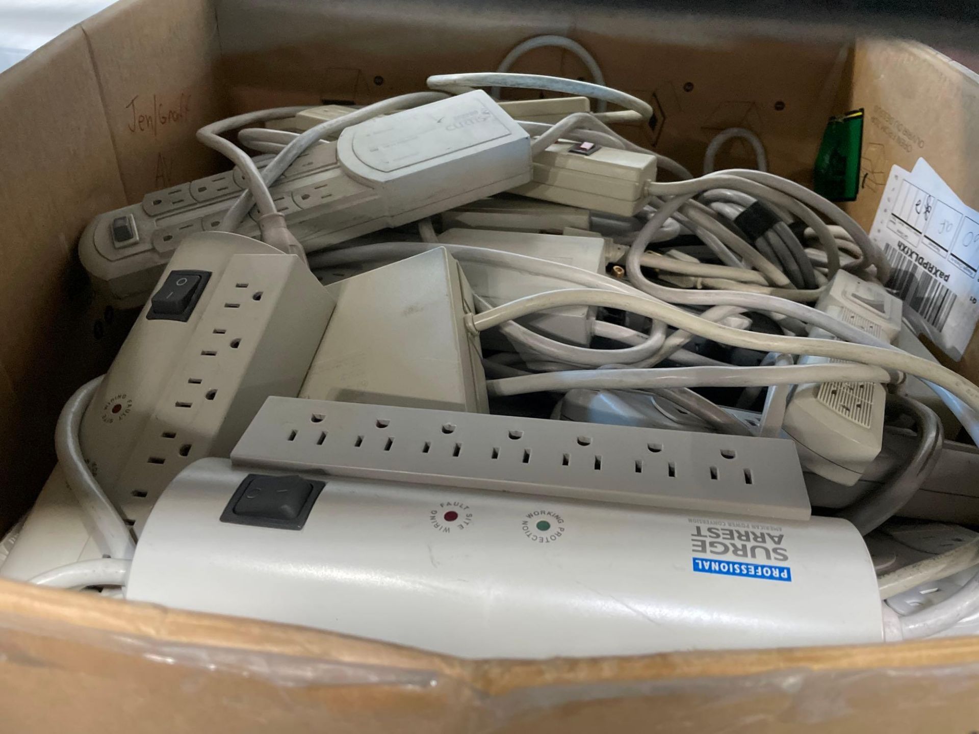 Dell Optiplex 9010 computers, Box of surge protectors and more - Image 6 of 8