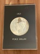 1923 Uncirculated Silver Peace Dollar