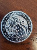 2 oz Queens Beast Lion of England Coin