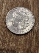 1889 AU Morgan Dollar