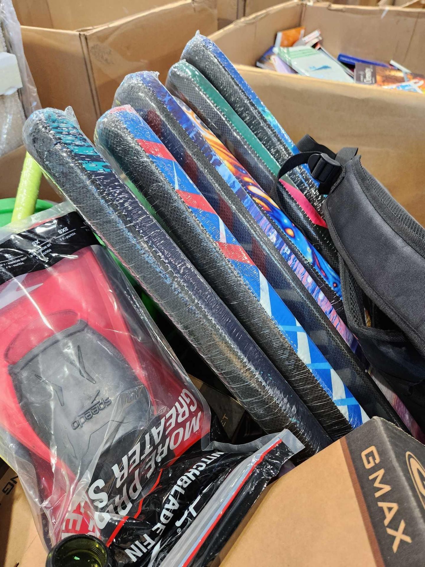 sleeve of skis boogie boards snow shoes camp chairs bats and more - Image 5 of 9