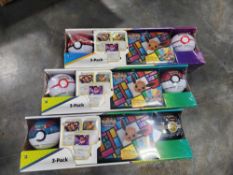 Pokemon Cards 3 3 pack Costco sets