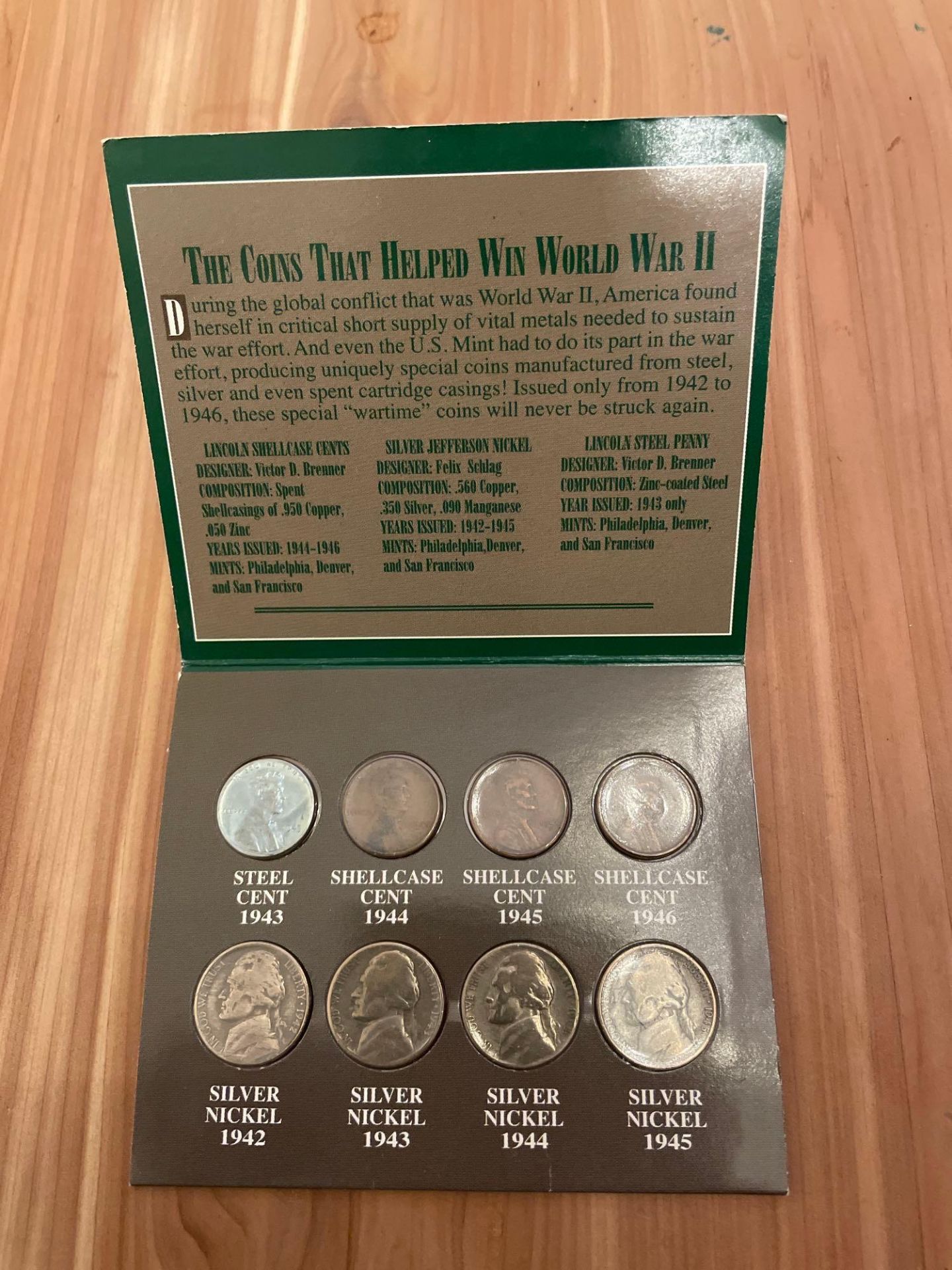 World War II Obsolete Coin Collection 1942-1946 - Image 2 of 4