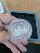 2022 Silver Lost Tigers of Cambodia Coin with COA and box
