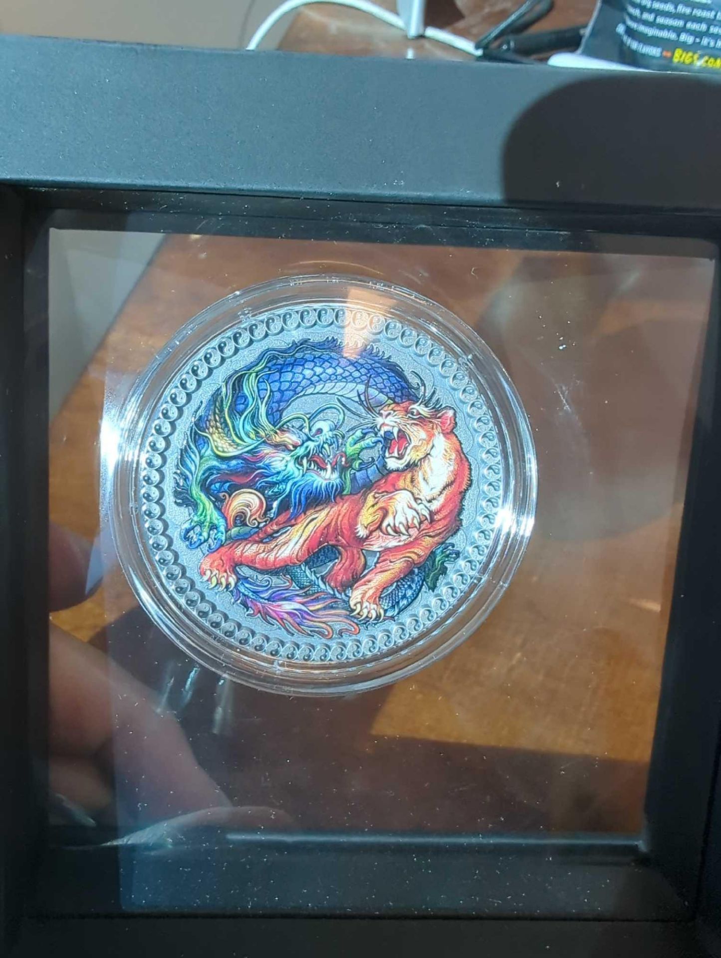 Tiger and Dragon Oriental 50 g coin with Case and COA - Image 4 of 6