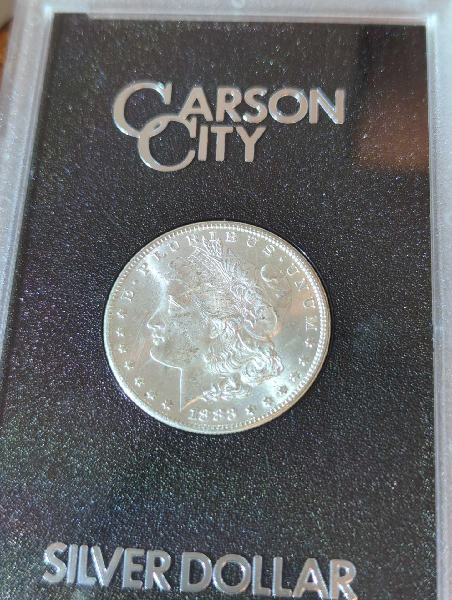 1883 Carson City Silver Dollar Uncirculated Condition with COA - Image 2 of 9