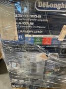 pallet of heater box, brava AC unit and more