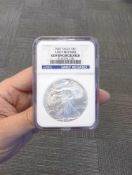 2007 early release gem uncirculated silver eagle
