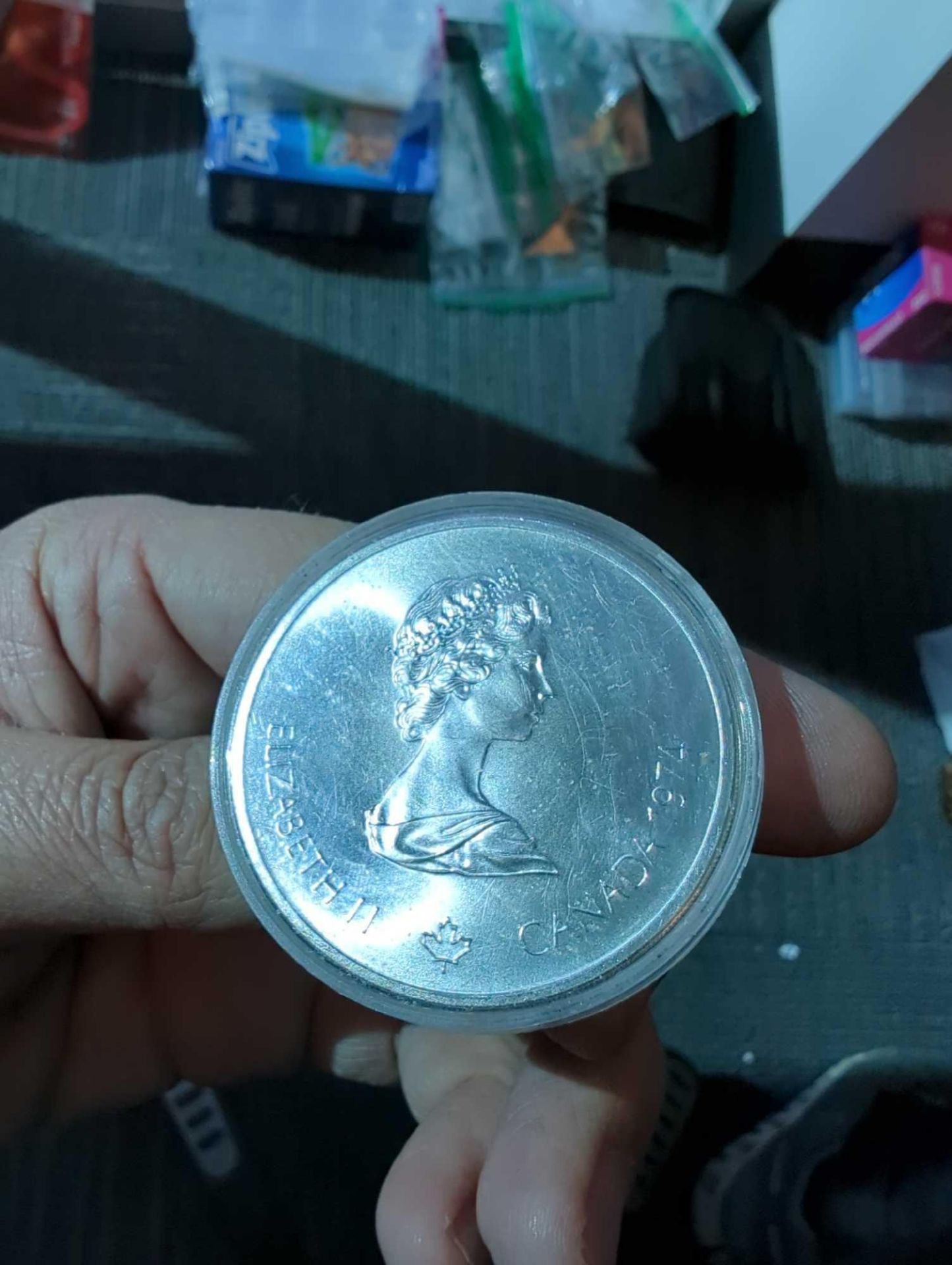 1974 Canada Queen Elizabeth Olympics Silver 10 Dollar Coin - Image 3 of 3