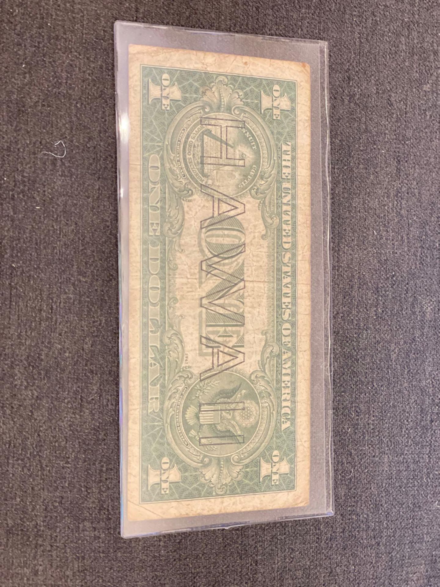 (1) 1935-A $1 Silver Certificate Hawaii - Image 3 of 3