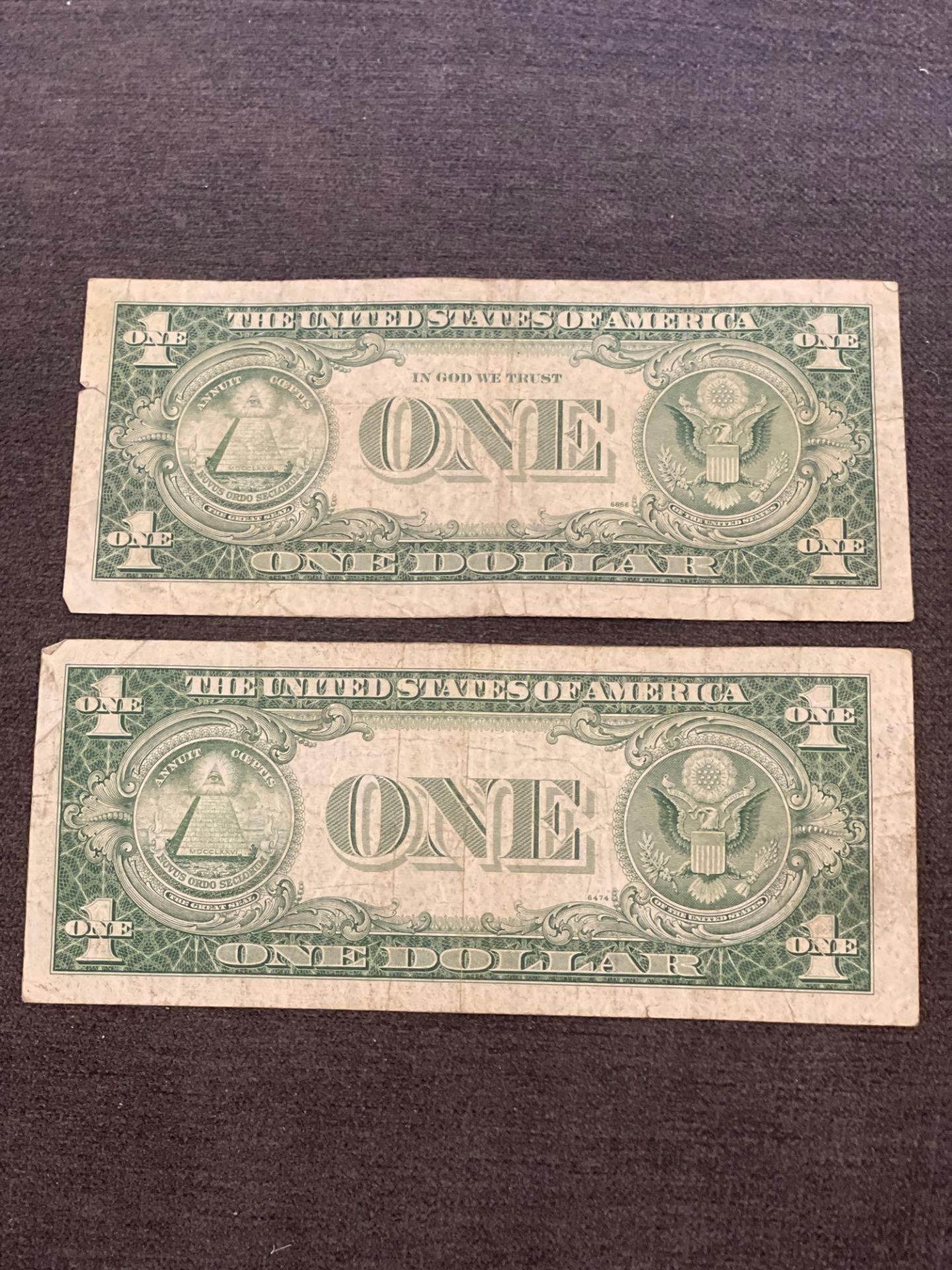 (2) 1935 $1 Silver Certificates - Image 2 of 2