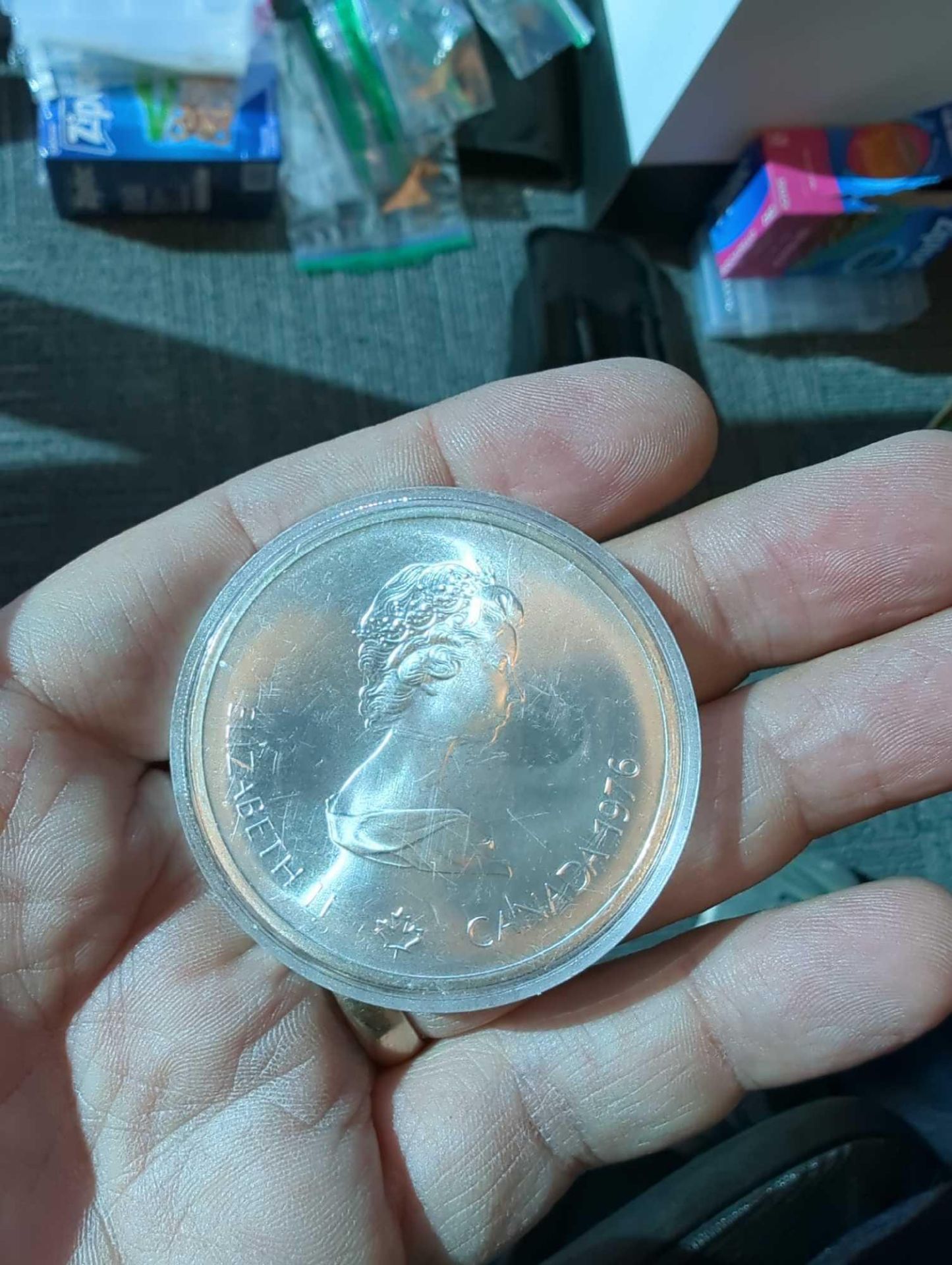 1976 Canada Queen Elizabeth Olympics Silver 10 Dollar Coin - Image 3 of 3