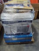 pallet AC unit orient industrial drum fan, futon sofa, bed and more