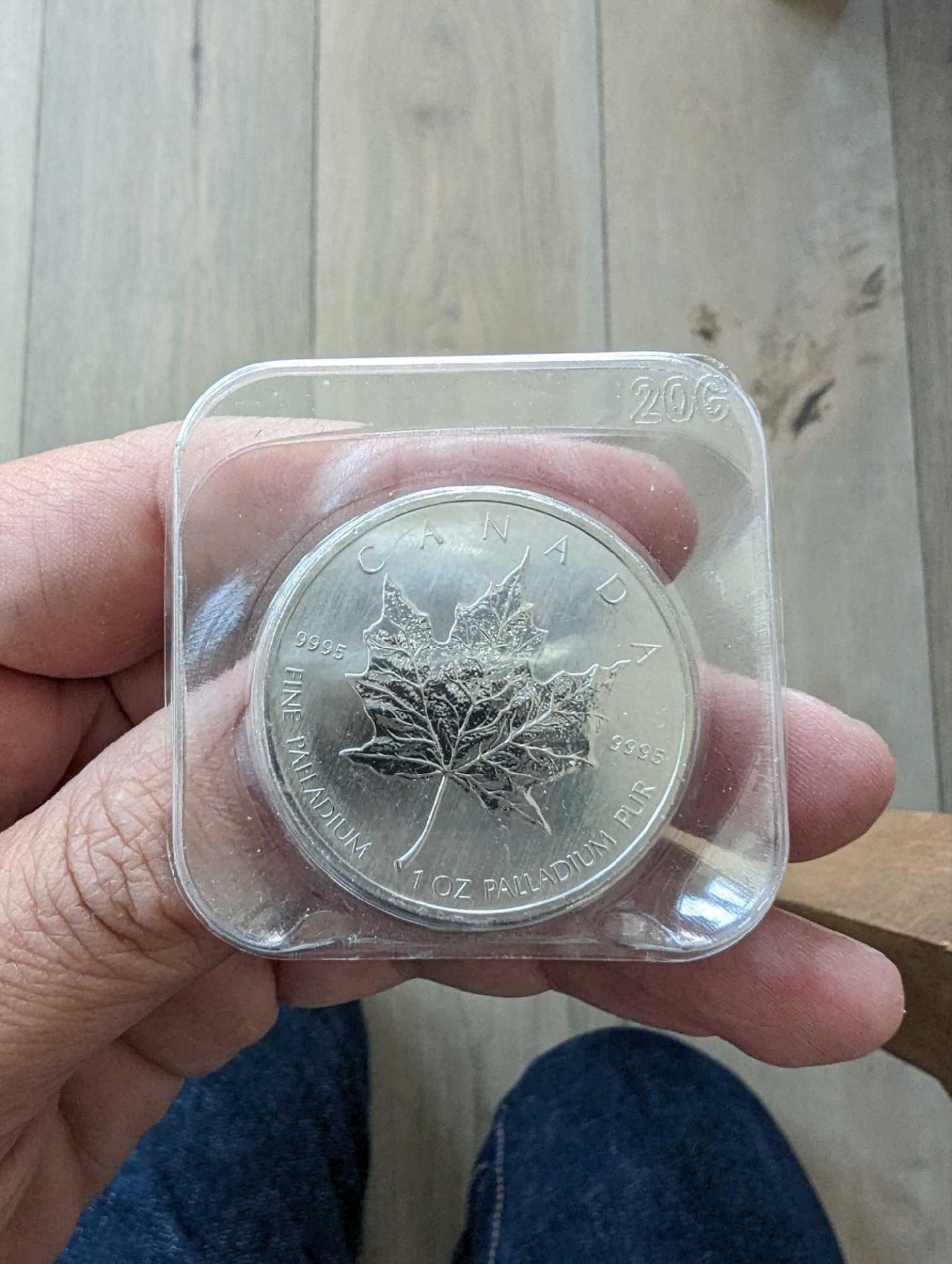 1 oz Palladium Canadian Maple Leaf - Image 5 of 6