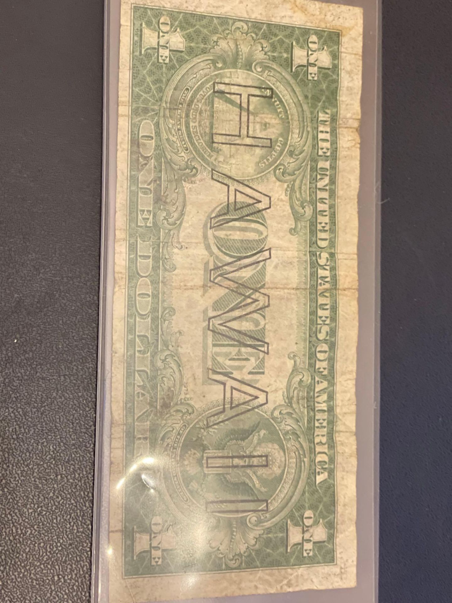 (1) 1935-A $1 Silver Certificate Hawaii - Image 3 of 3