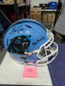 Signed Panthers Helmet