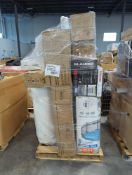 pallet DeWalt saw 10 inch gel mattress, side chair, oxygen pro controller, Toshiba product pool, ano
