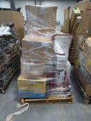 pallet of Dolly greenworks trimmer Kohler offset undermount sink, large Hayward DE filter and more