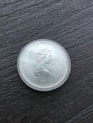 1976 Canada Queen Elizabeth Olympics Silver 10 Dollar Coin