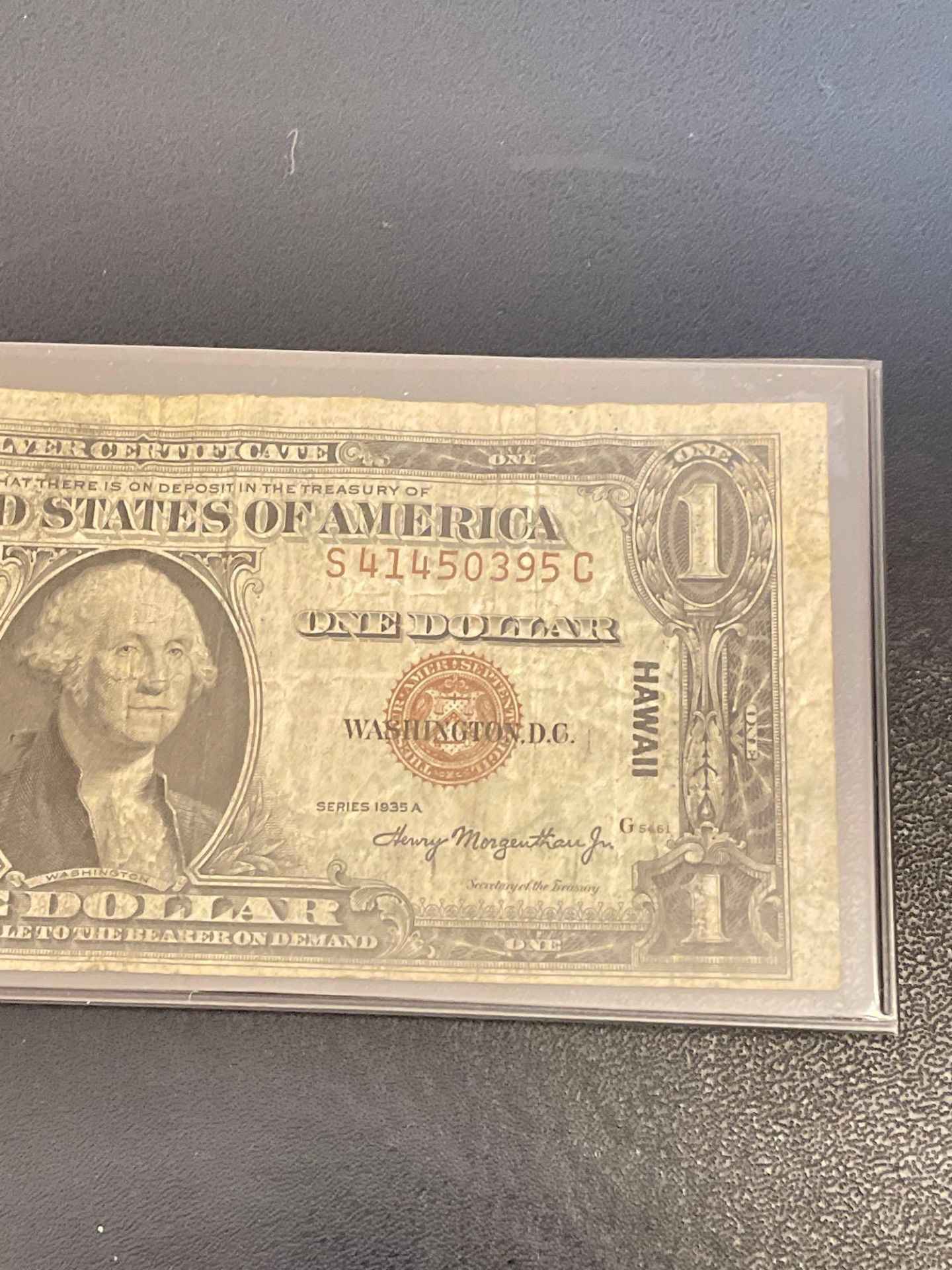 (1) 1935-A $1 Silver Certificate Hawaii - Image 2 of 3