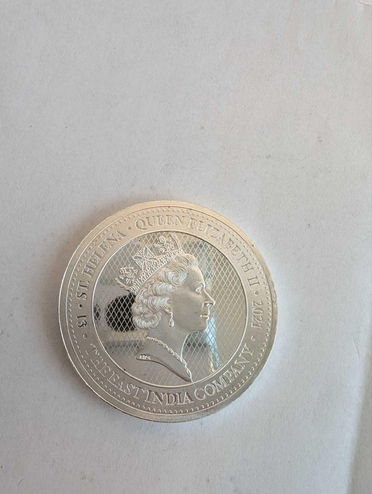 2021 st Helena angel silver coin