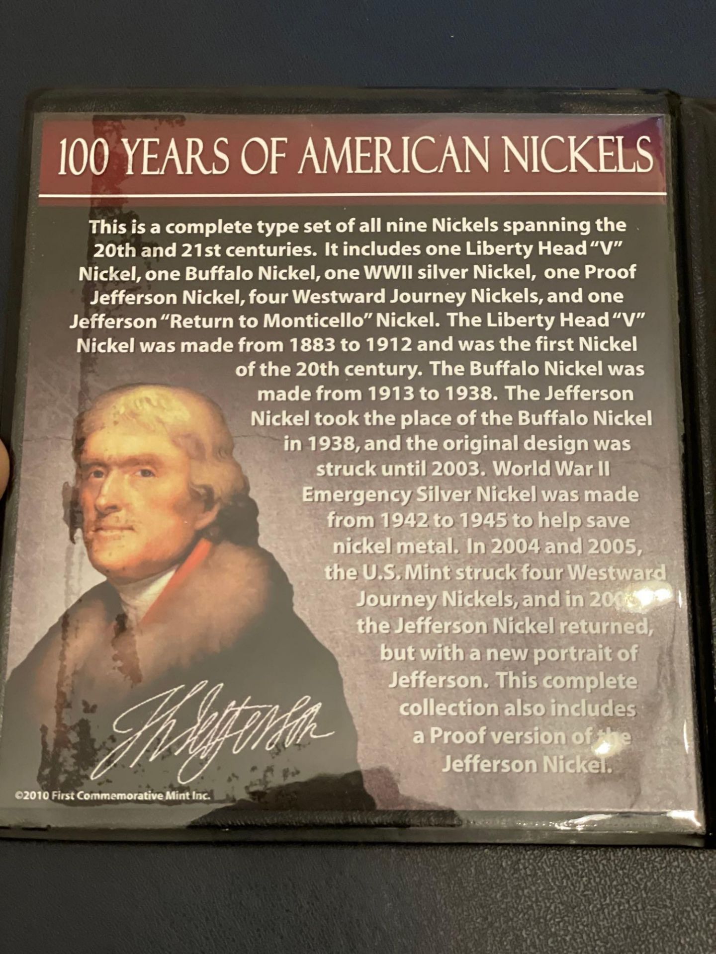 100 Years of American Nickels - Image 2 of 4