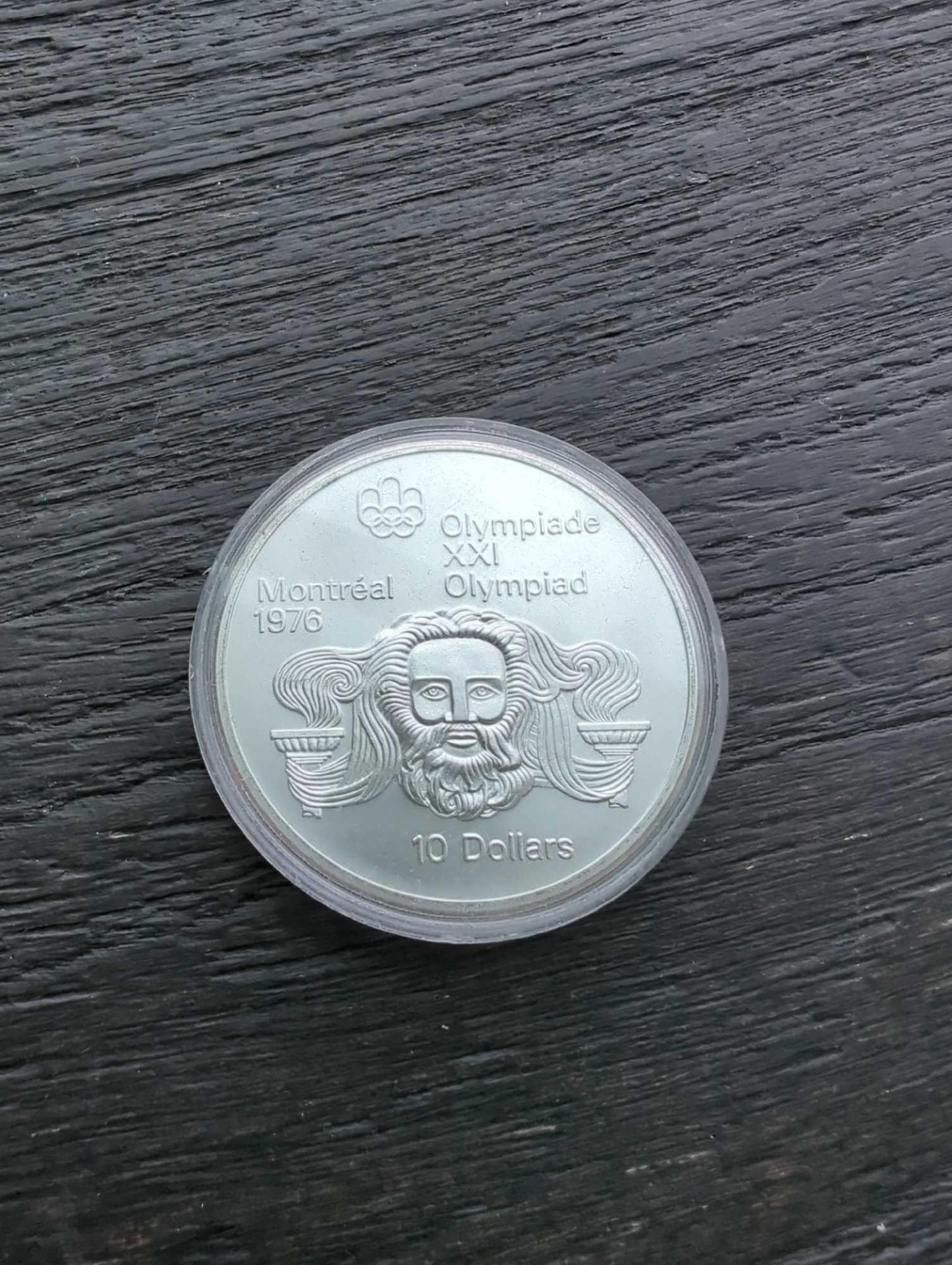 1974 Canada Queen Elizabeth Olympics Silver 10 Dollar Coin - Image 2 of 2