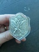 2 oz Shield of St Michael Silver