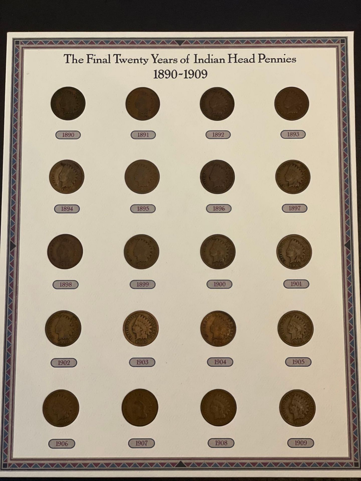 The Last 20 Years of Indian Head Pennies 1890-1909 - Image 4 of 8