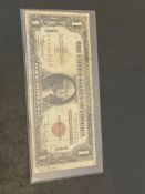 (1) 1935 A $1 Hawaii Silver Certificate