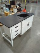 Sink w/ resin top and drawers