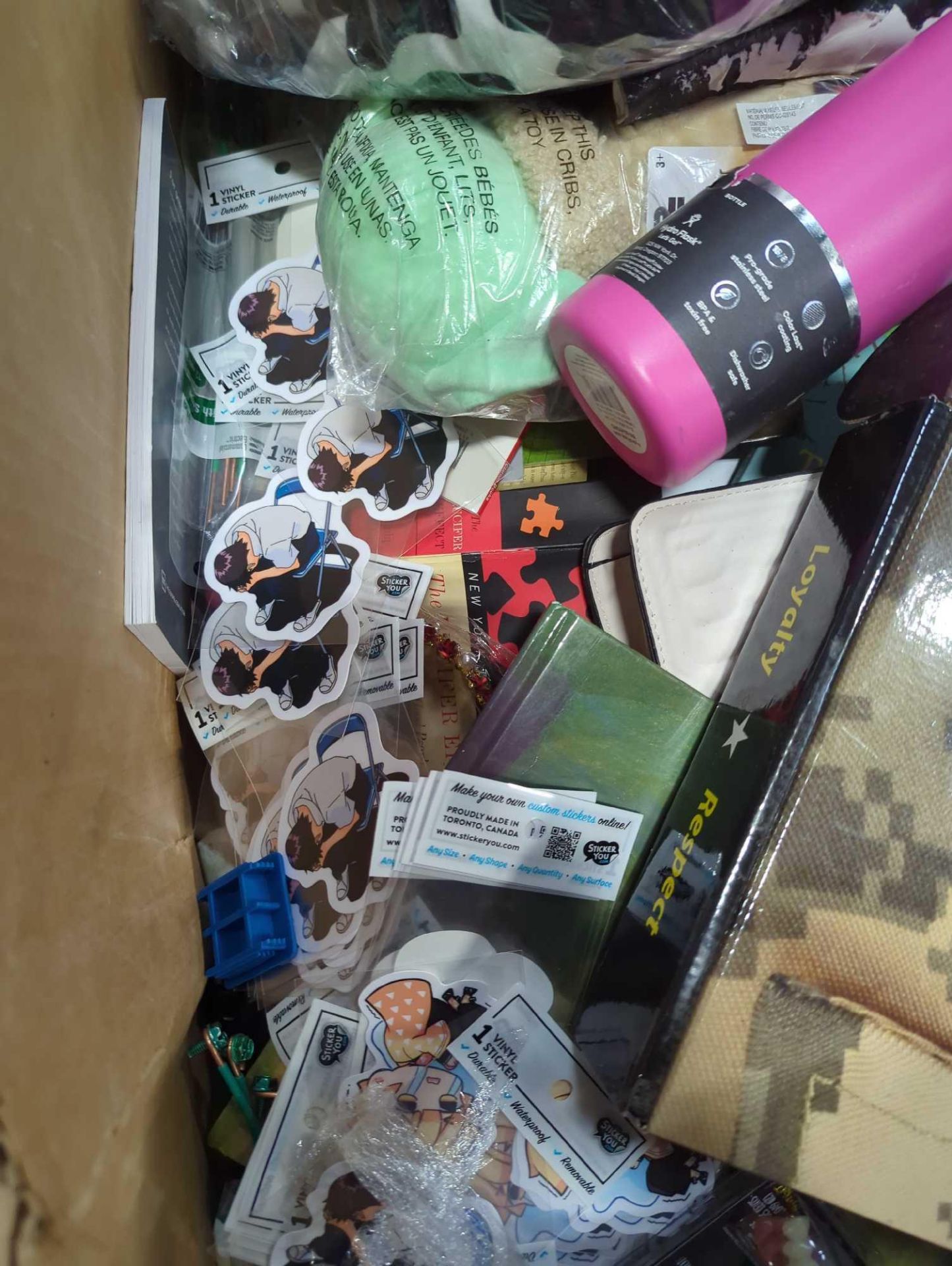 GL toys, water bottles pelican case, learning manuals, dungeon notes, coin books, posters and much m - Image 6 of 9