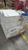 pallet of supplies, filtered and sterile pipet and tips