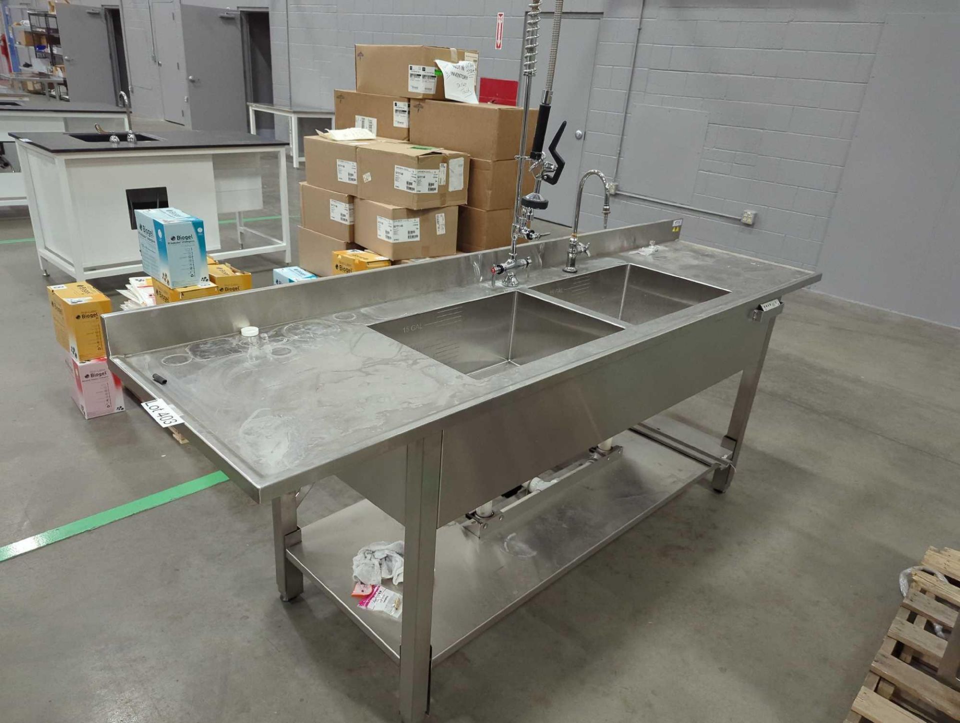 Hydraulic Stainless Wash Sink