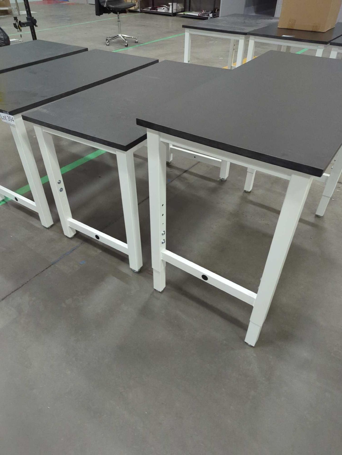 (4) Heavy duty resin top tables (adjustable) - Image 2 of 7