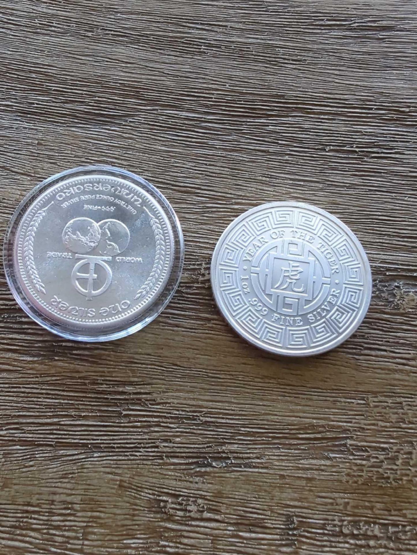 2 misc silver coins - Image 4 of 6